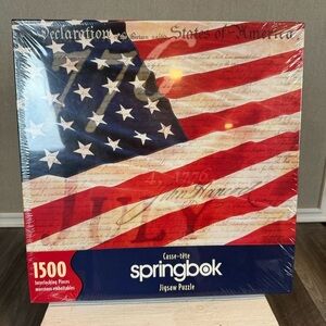 NWT Springbok Jigsaw Puzzle • American Declaration • 1500 pieces • New/ Sealed